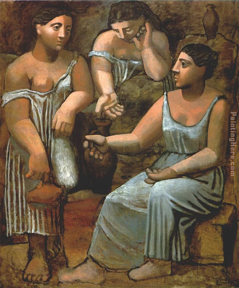 Three Women at the Spring painting - Pablo Picasso Three Women at the Spring art painting